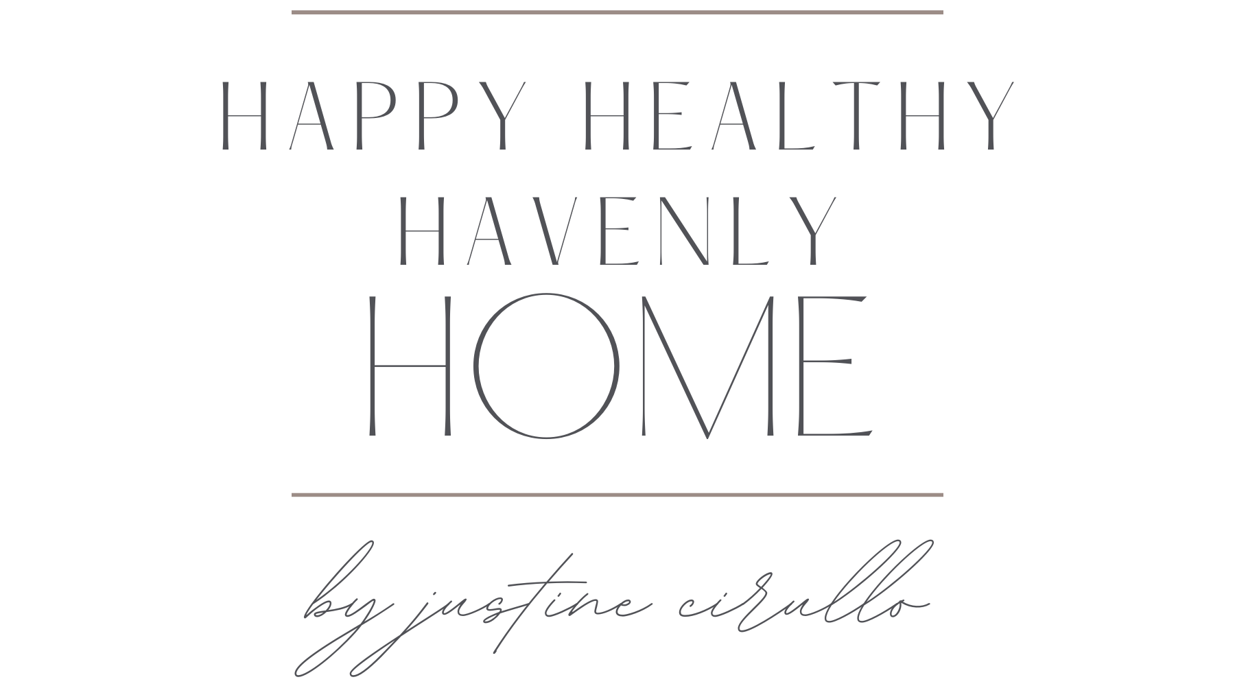 Happy Healthy Homes with Justine Cirullo